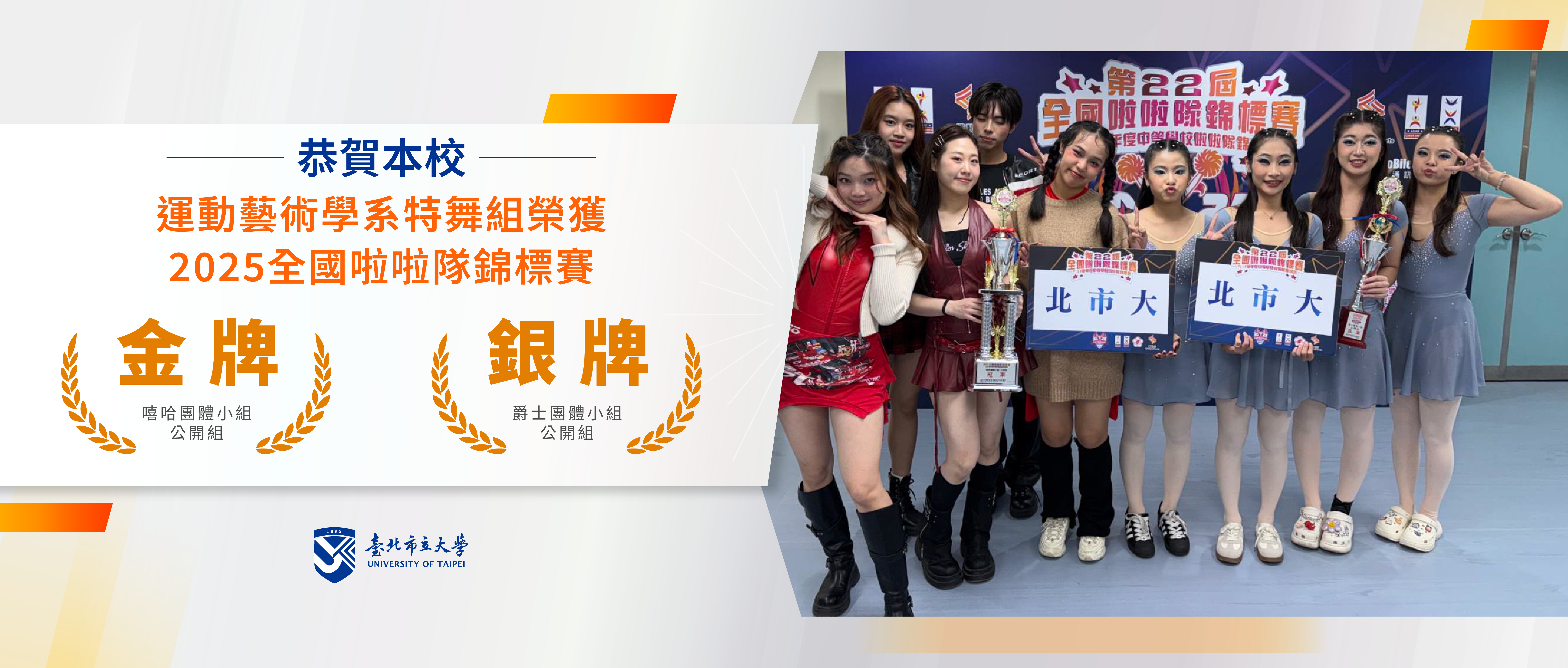 賀本校動藝系特舞組2025全國啦啦隊錦標賽展獲佳績